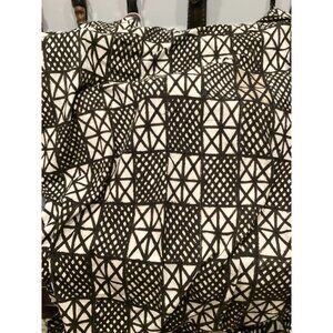 Mud Cloth Textile Authentic Naturally Hand Crafted From Mali 57X76 Inch Vintage